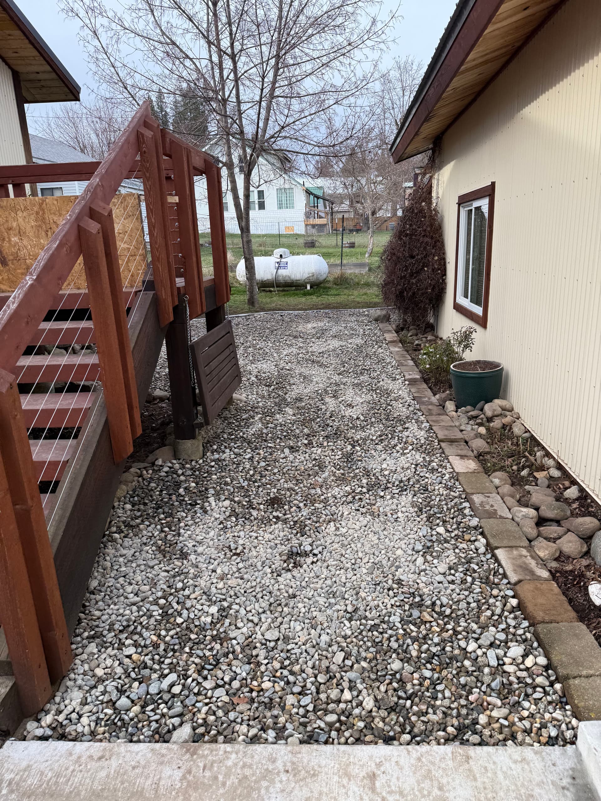 Gallery photos for Pet-Friendly Gravel Pathway Makeover: Image #1