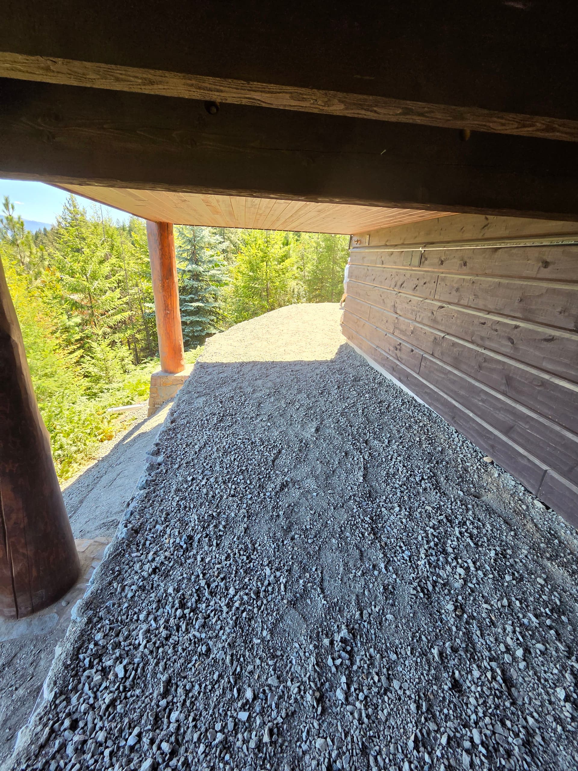 Gallery photos for Gabion Basket Retaining Wall Turns Steep Slope Into Usable Space: Image #2